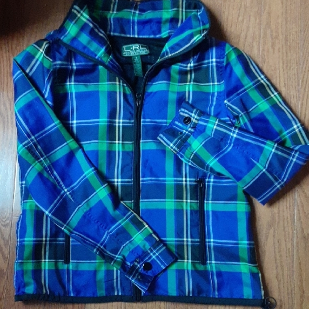 Ralph Lauren Active Wear Purple and Green Wind Breaker Jacket - Picture 2 of 14